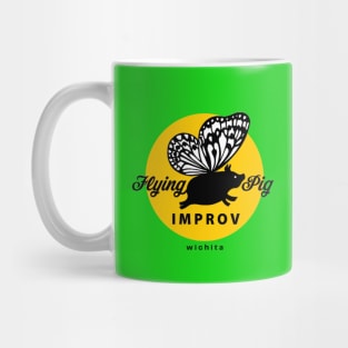 Flying Pig Improv logo Mug